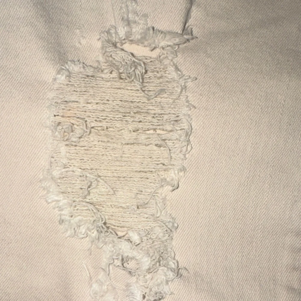 J Brand Women's Distressed Cream Ankle Jeans - Picture 9 of 16